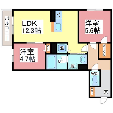 レノ　ルアナの物件間取画像